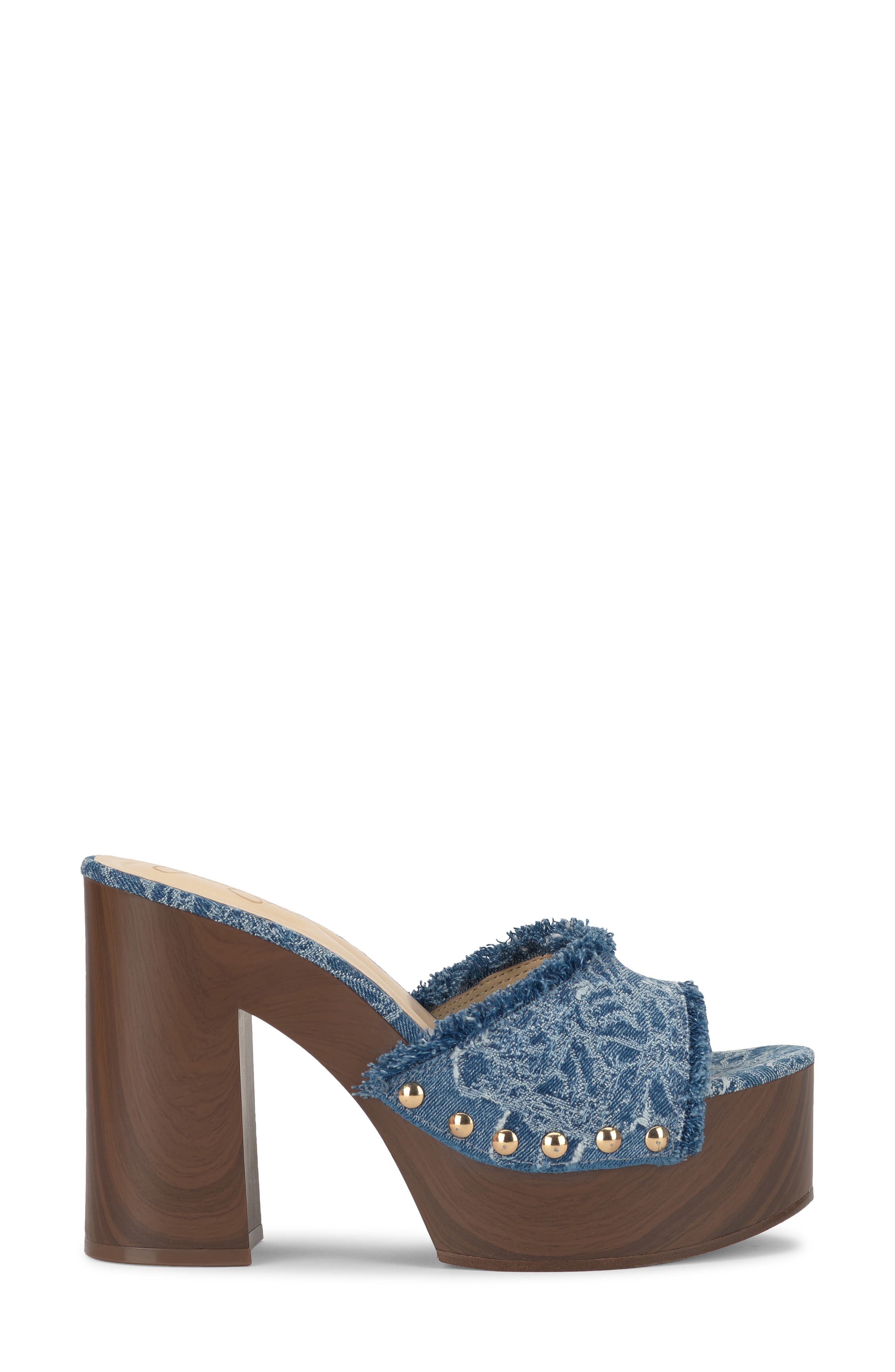 Jessica Simpson Cezia Platform Sandal, Alternate, color, Medium Blue