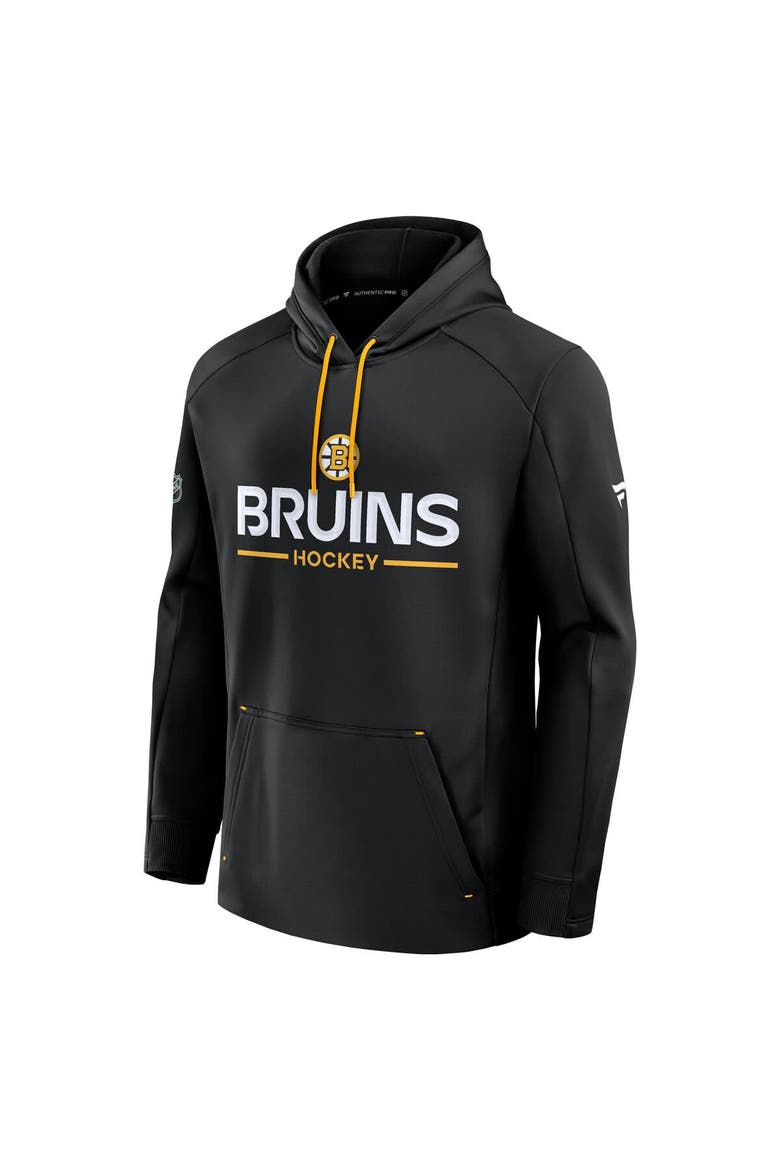 Men's Fanatics Black Boston Bruins Authentic Pro Rink Hoodie, Alternate, color, Black