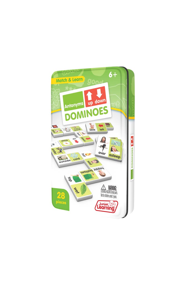 Junior Learning Antonyms Dominoes, Alternate, color, Multicolored