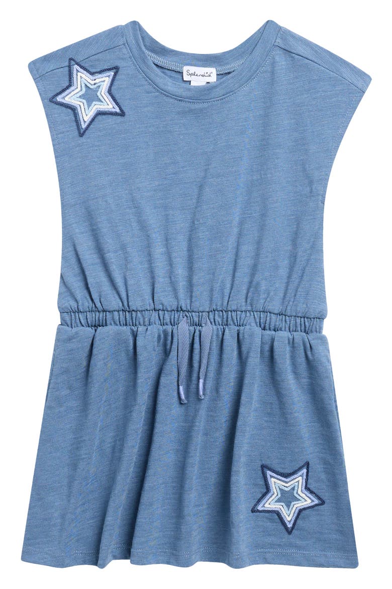 Kids' Starstruck Dress, Main, color, NAVY