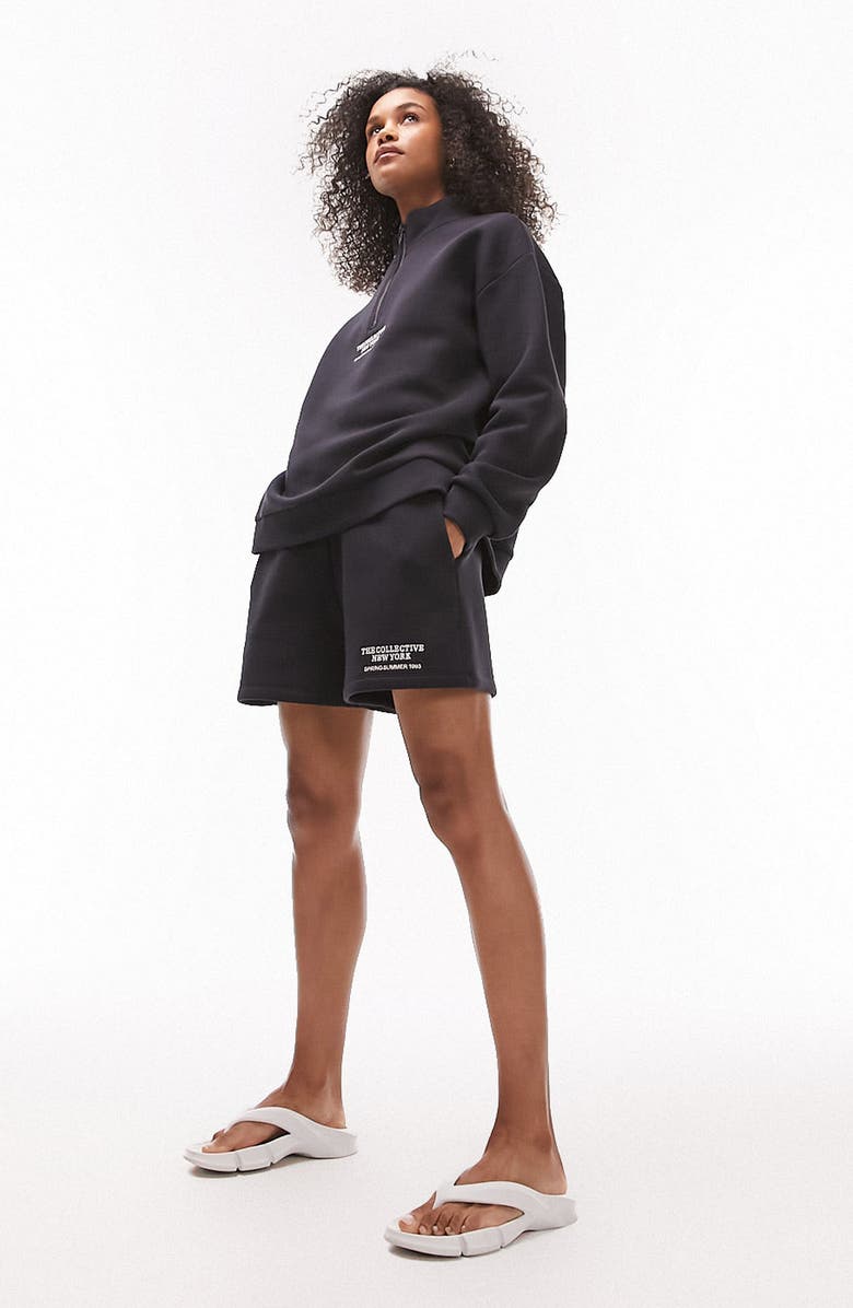 Topshop New York Jogger Shorts, Alternate, color, 