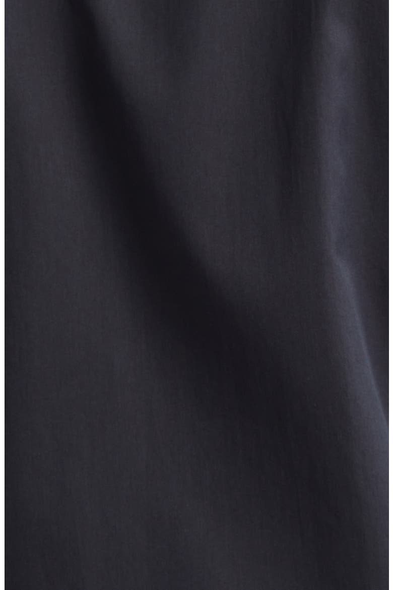 Classic Fit Cotton & Silk Serge Button-Up Shirt, Alternate, color, NAA BLACK