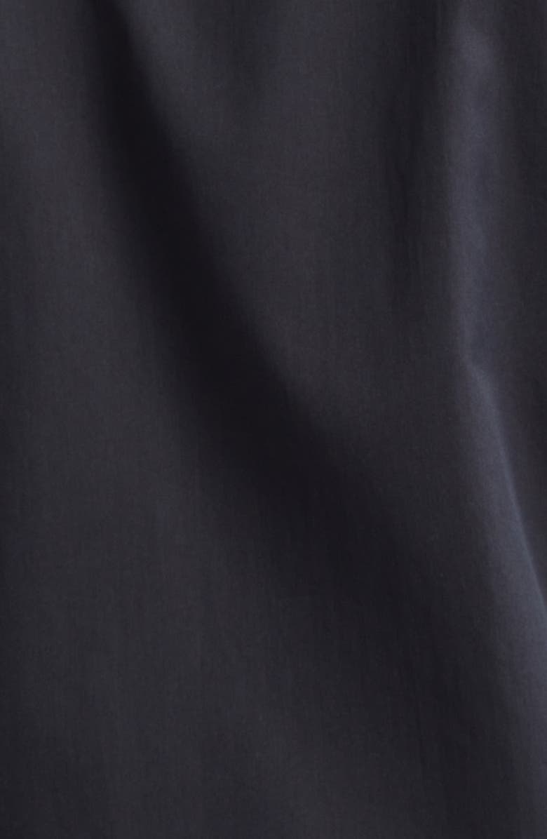 TOM FORD Classic Fit Cotton & Silk Serge Button-Up Shirt, Alternate, color, Naa Black