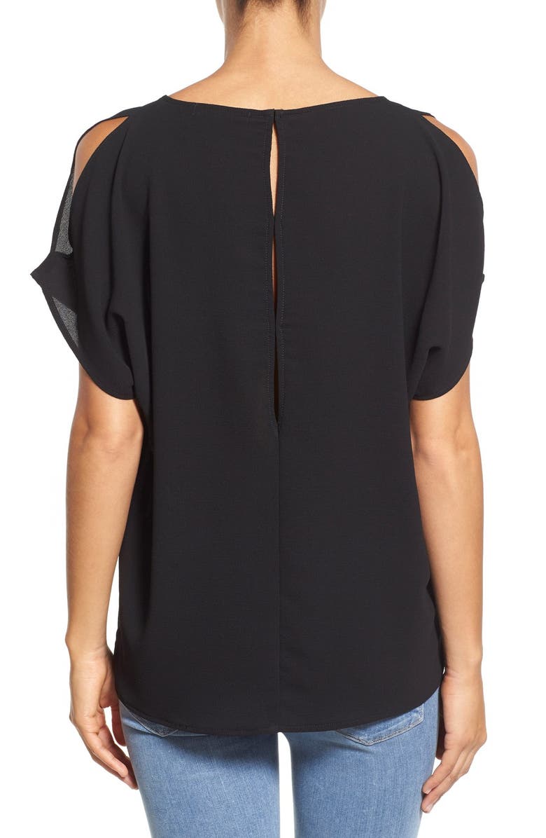 GIBSONLOOK Gibson Cold Shoulder Blouse, Alternate, color, 