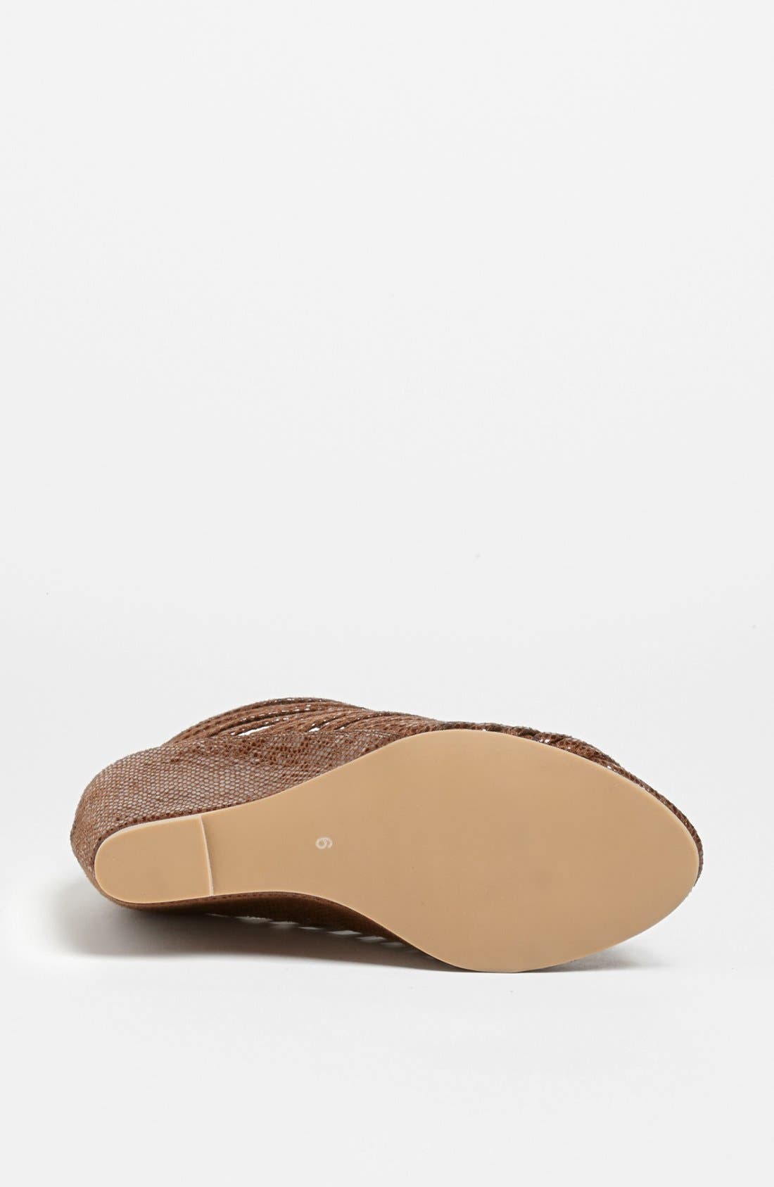 'Cast' Wedge Sandal, Alternate, color, BROWN SNAKE