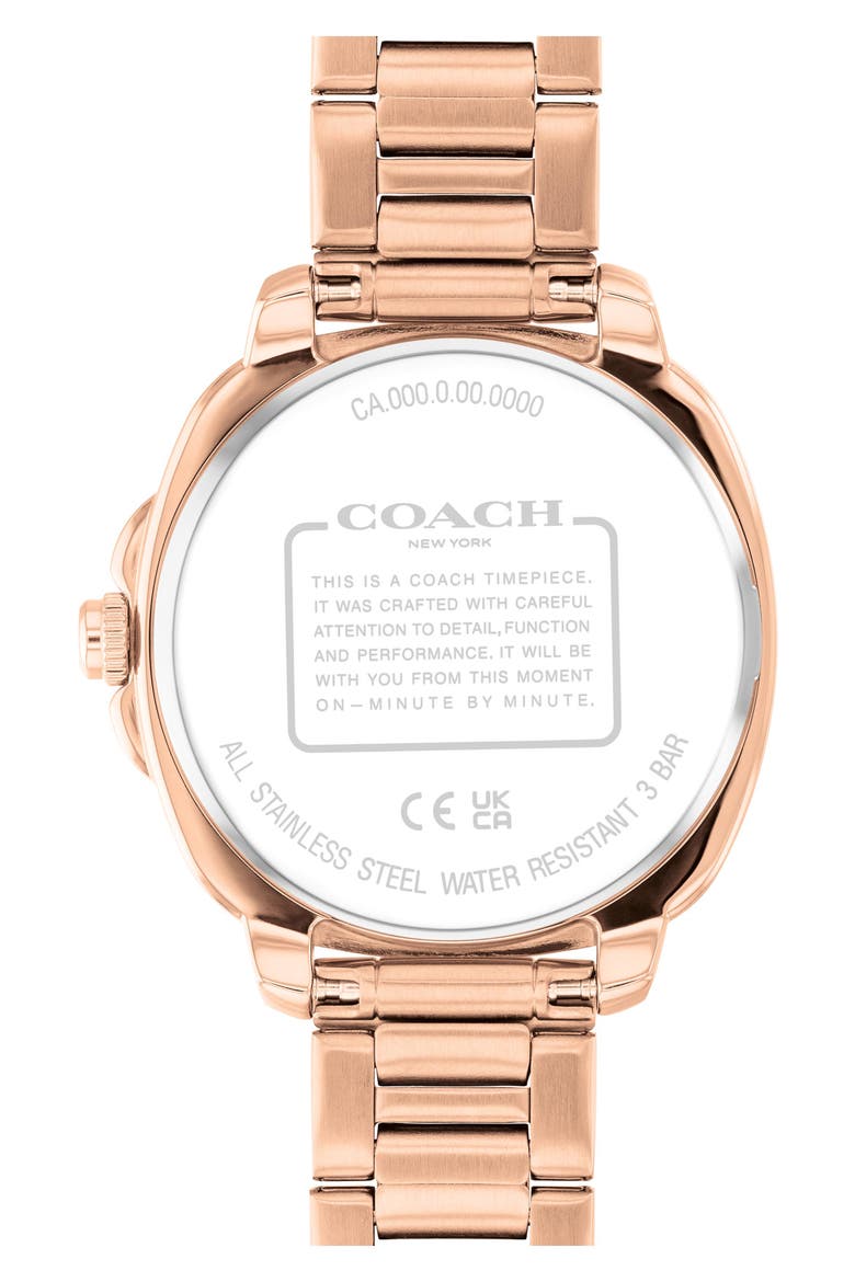 Kitt Bracelet Watch, 34mm, Alternate, color, BLUSH