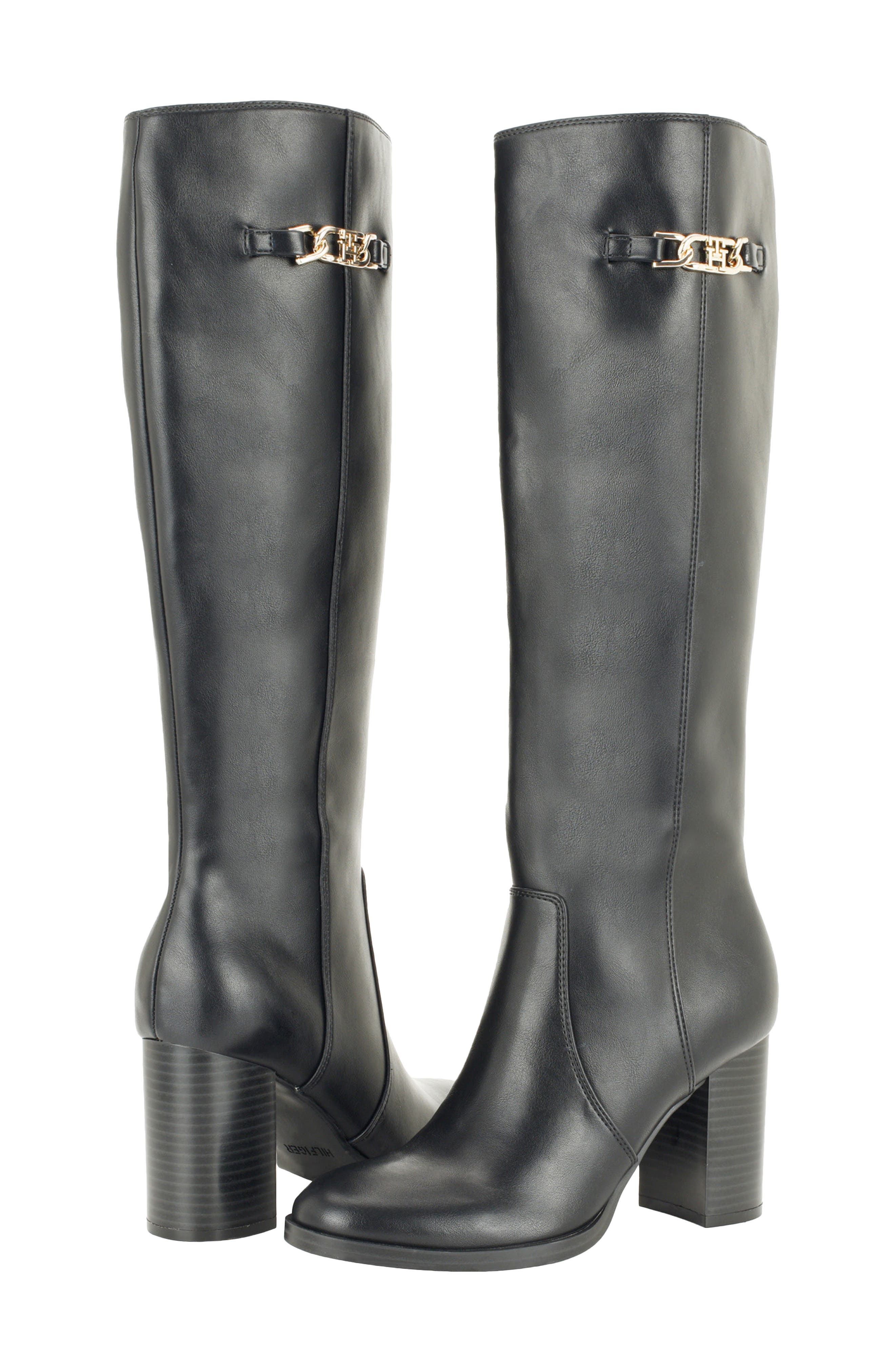 Poura Knee High Boot, Alternate, color, BLACK