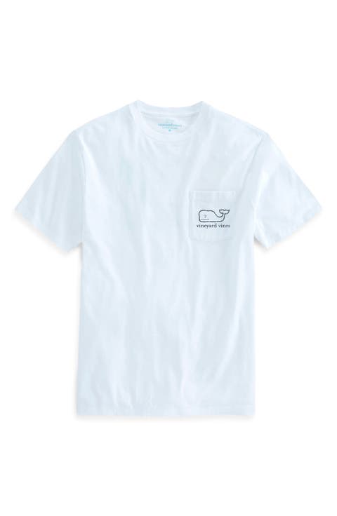 Men's Vintage Whale Pocket Graphic Tee