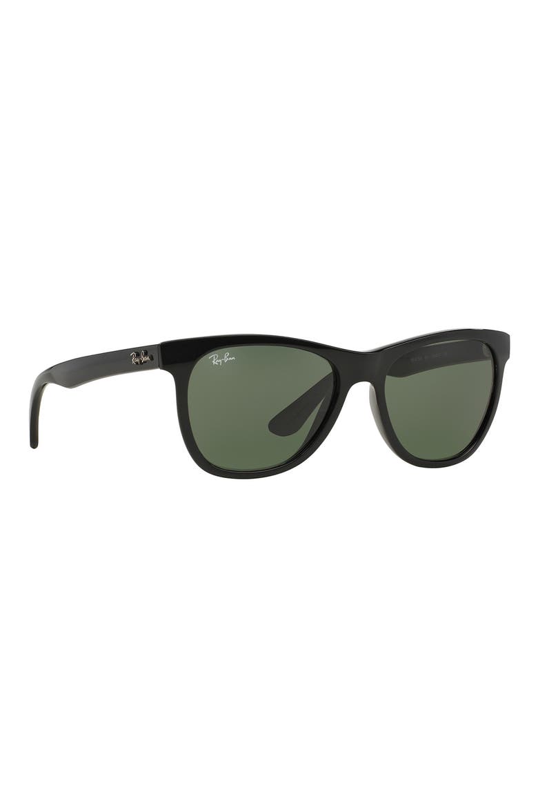 54mm Wayfarer Sunglasses, Alternate, color, DARK GREY/BLACK