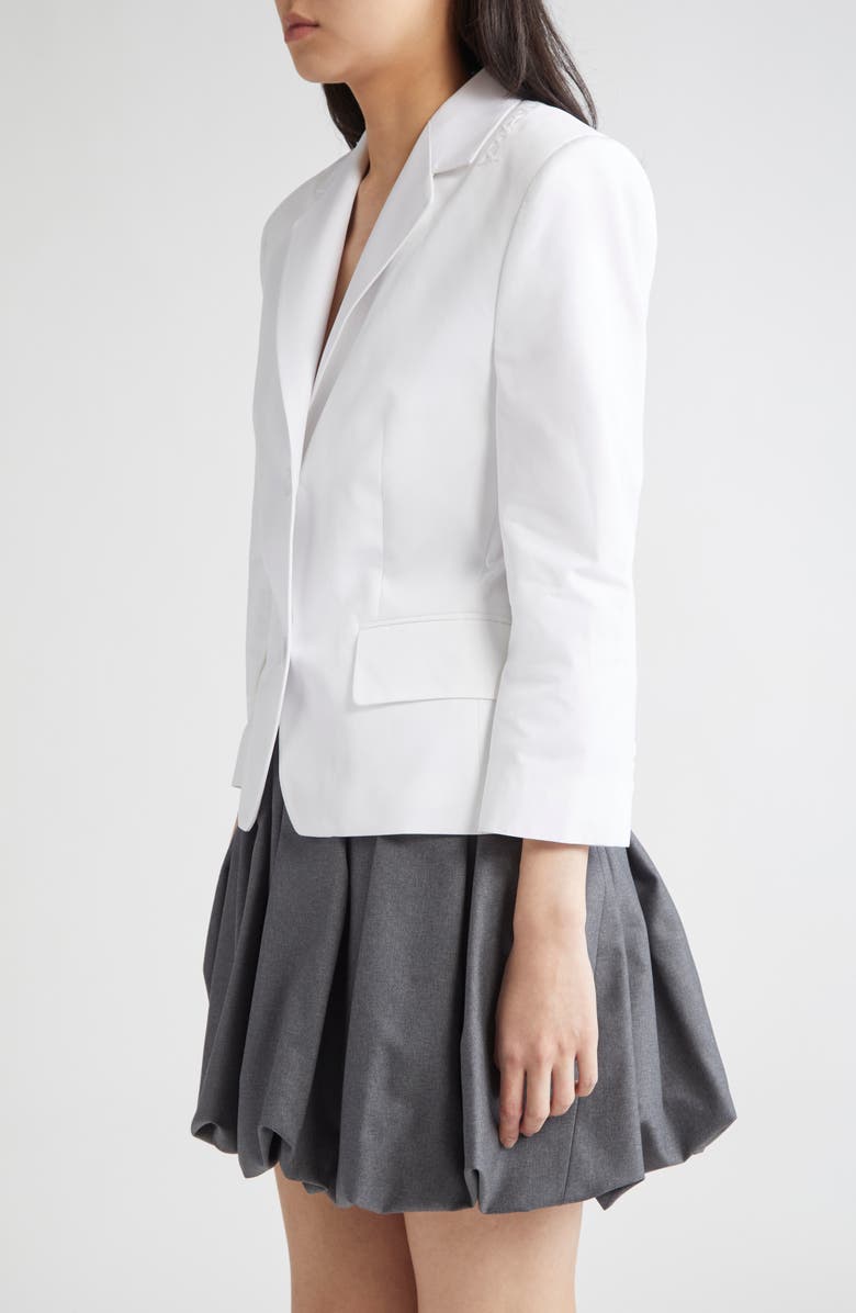 Marni Baby Cotton Poplin Shrunken Blazer, Alternate, color,