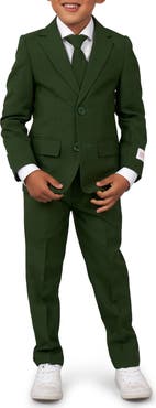 OppoSuits Glorious Green Two-Piece Suit & Tie