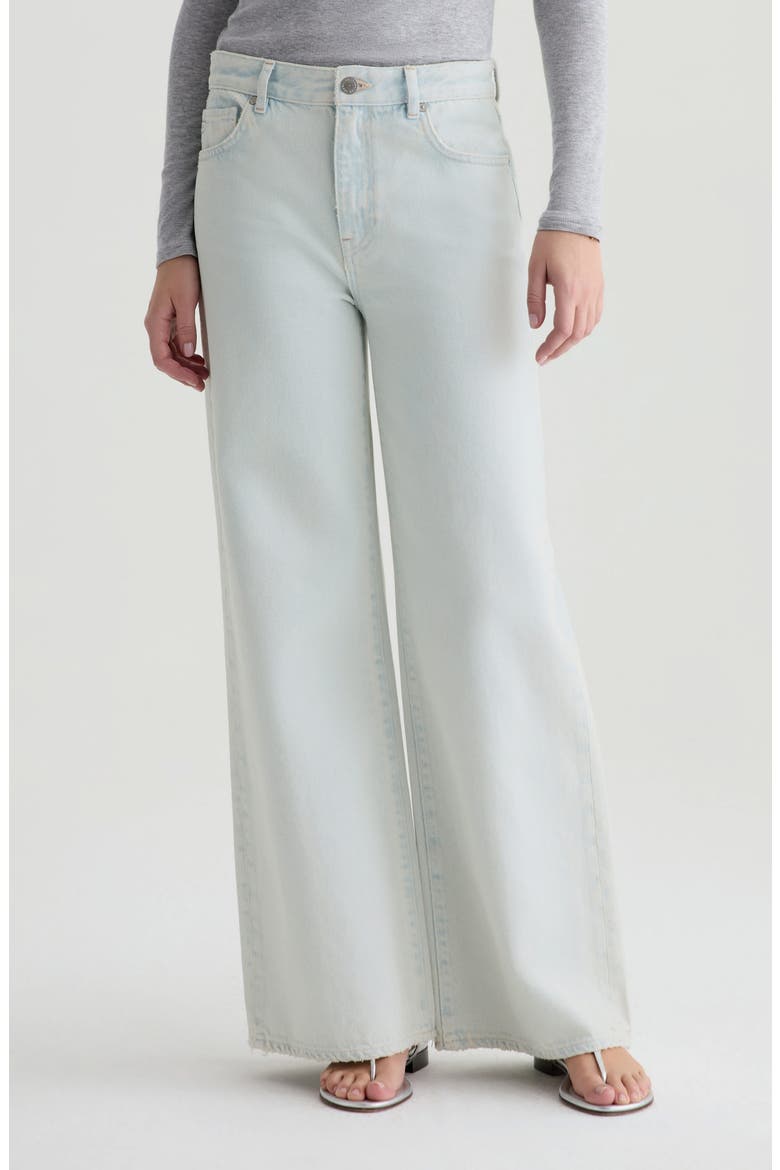 Saige Wide Leg Jeans, Main, color, LUMINANCE