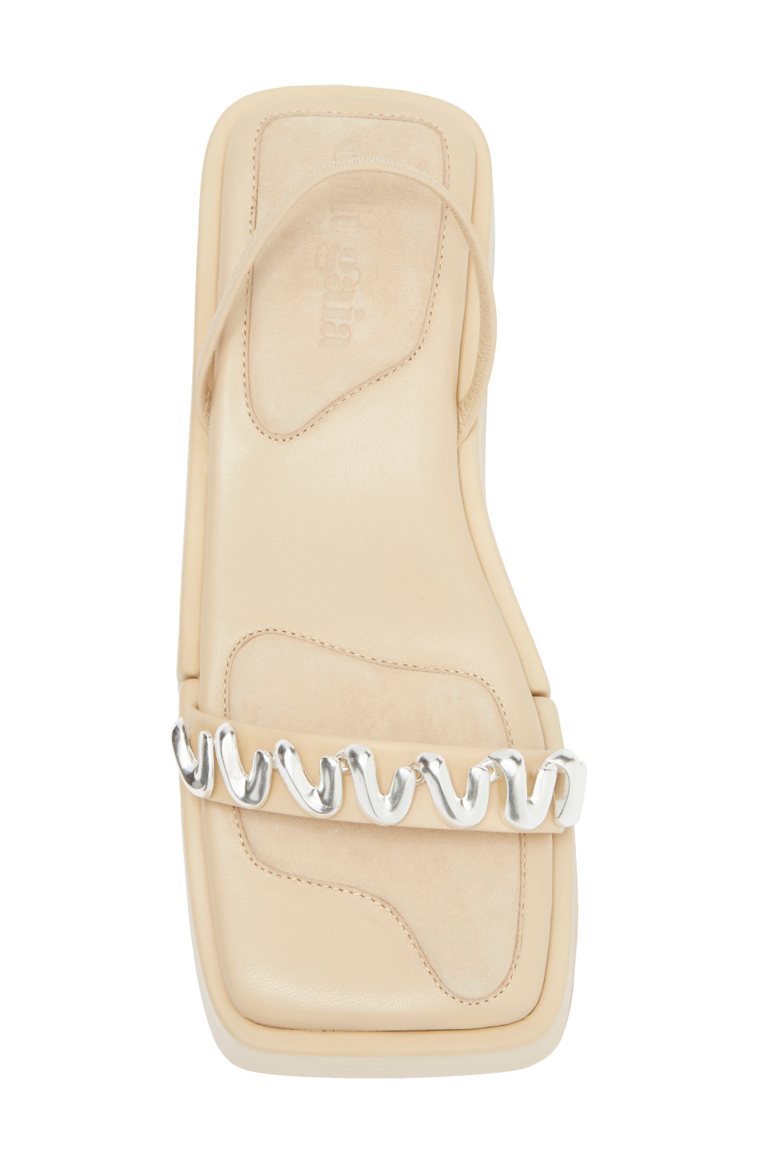 Cult Gaia Onyx Slingback Platform Sandal, Alternate, color, 