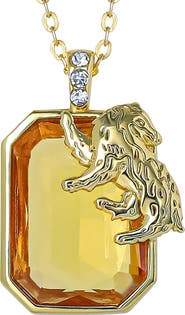 HARRY POTTER Hufflepuff Badger Pendant Necklace Official License, 18+2"