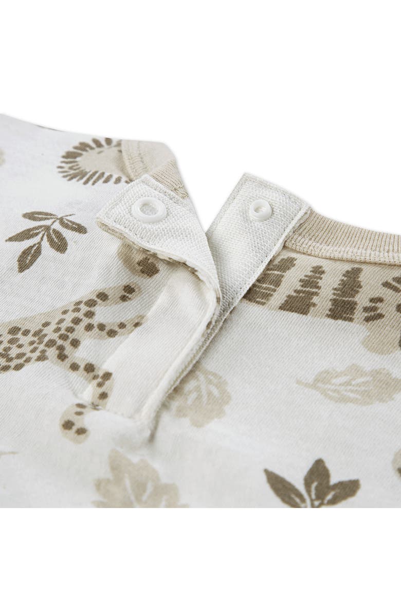 Huggies Print Organic Cotton T-Shirt & Overalls Set, Alternate, color, 