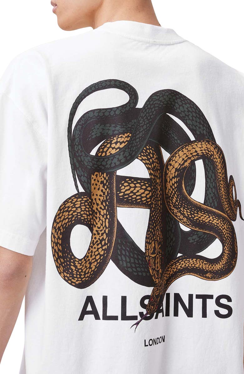 AllSaints Reticulate Cotton Graphic T-Shirt, Alternate, color, 
