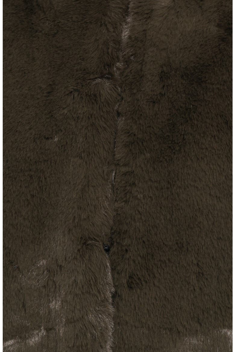 Minnie Faux Fur Jacket, Alternate, color, FOREST GREEN
