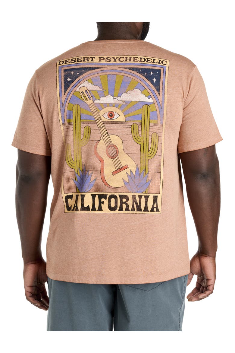Big & Tall Cali Desert Music Graphic Tee, Alternate, color, SEIRRA