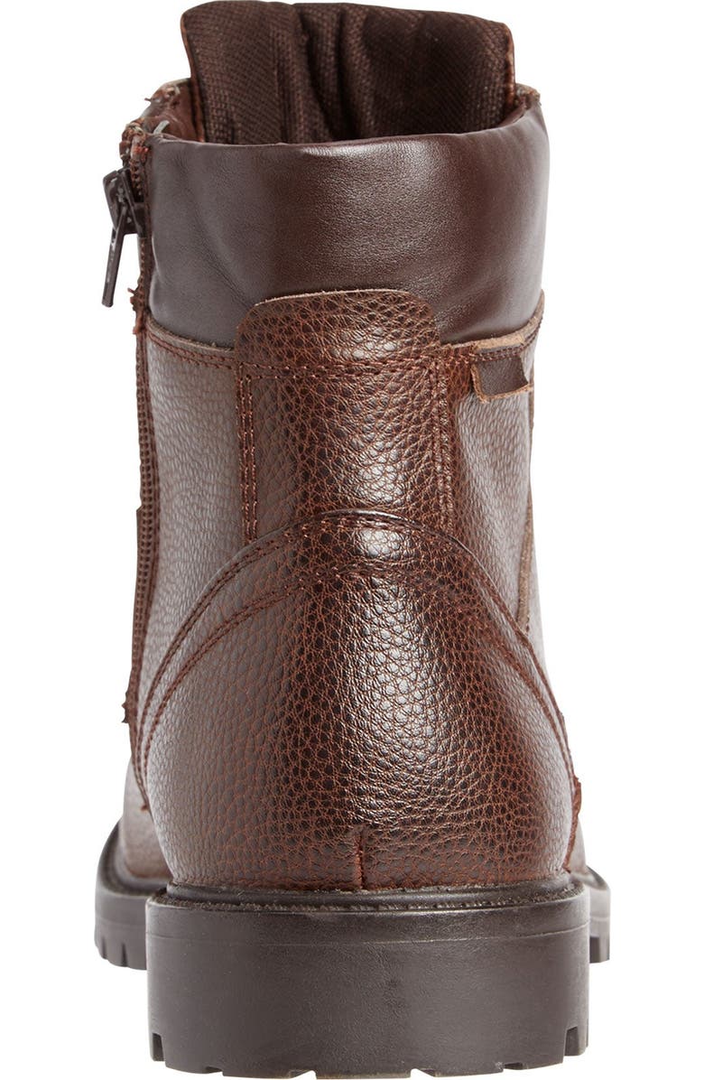 KingSize Zip-Up Work Boots, Alternate, color, Dark Brown