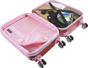 Hello Kitty 21" Hard-sided spinner rolling carryon Luggage