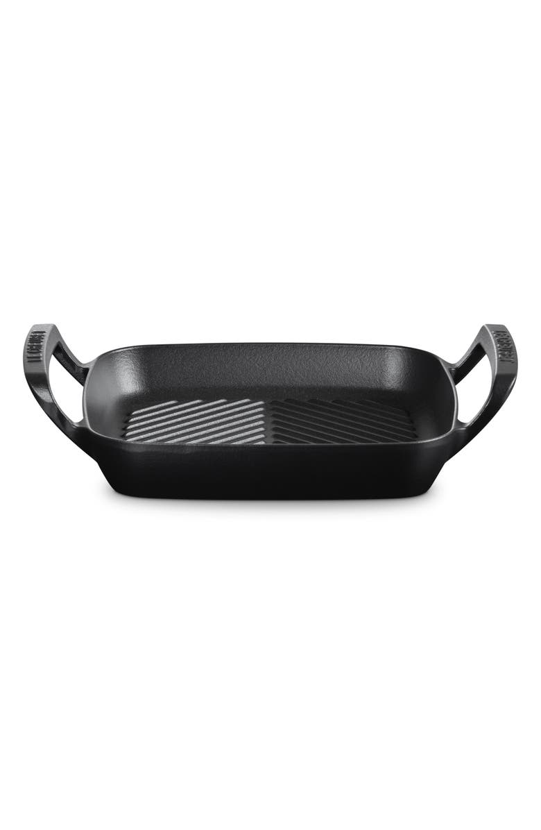 Le Creuset Alpine Outdoor Grill Pan, Main, color, Matte Black