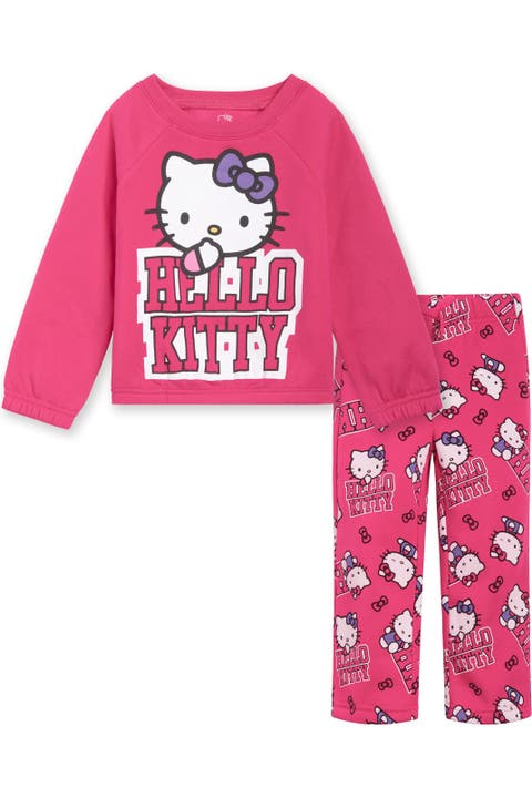 Fleece Sweatshirt and Pants Set