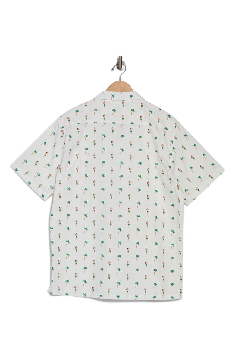 Public Art Hit The Beach Camp Shirt, Alternate, color, White