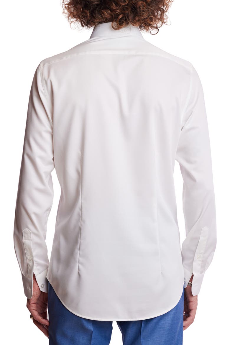 Parker Button-Up Shirt, Alternate, color, WHITE