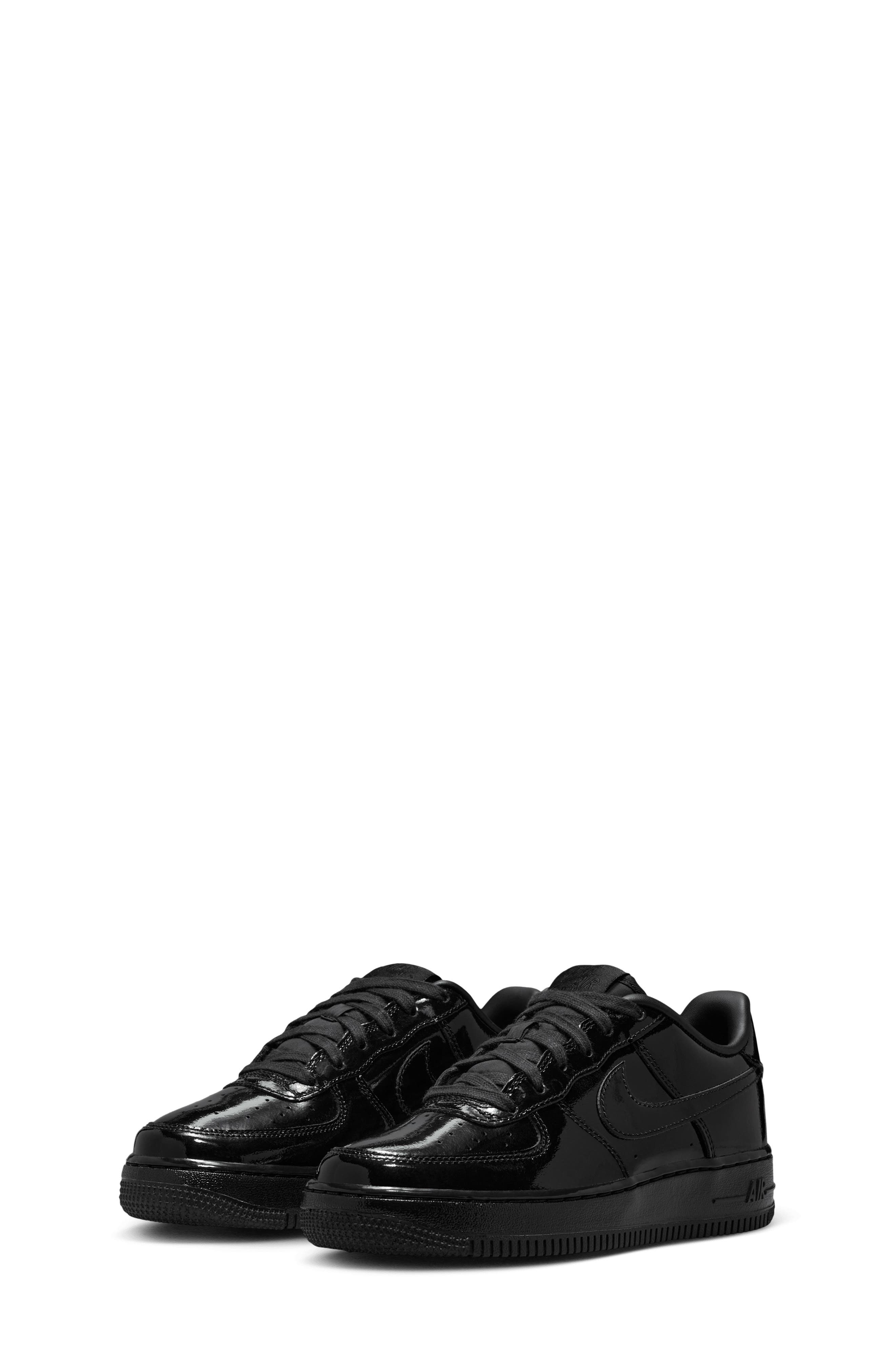 Nike Kids' Air Force 1 Basketball Sneaker, Main, color, Black/ Black/ Black
