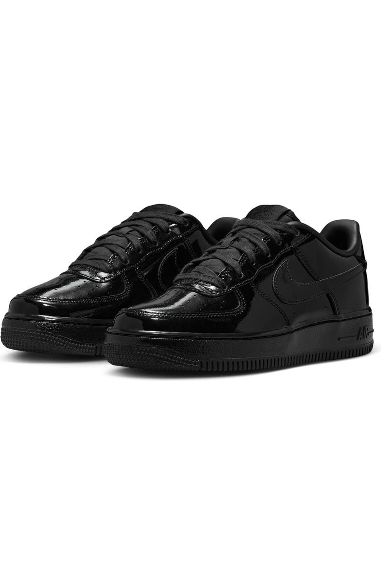 Nike Kids' Air Force 1 Basketball Sneaker, Main, color, Black/ Black/ Black