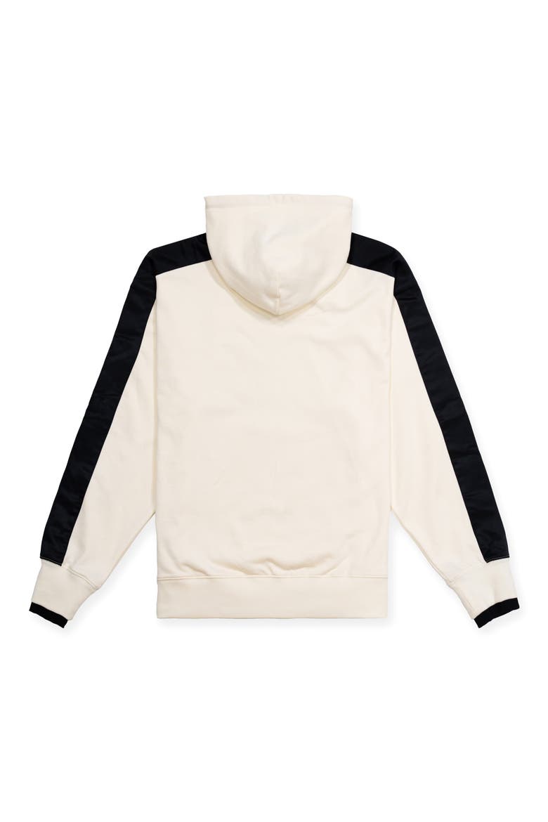 Colorblock Hoodie, Alternate, color, ECRU