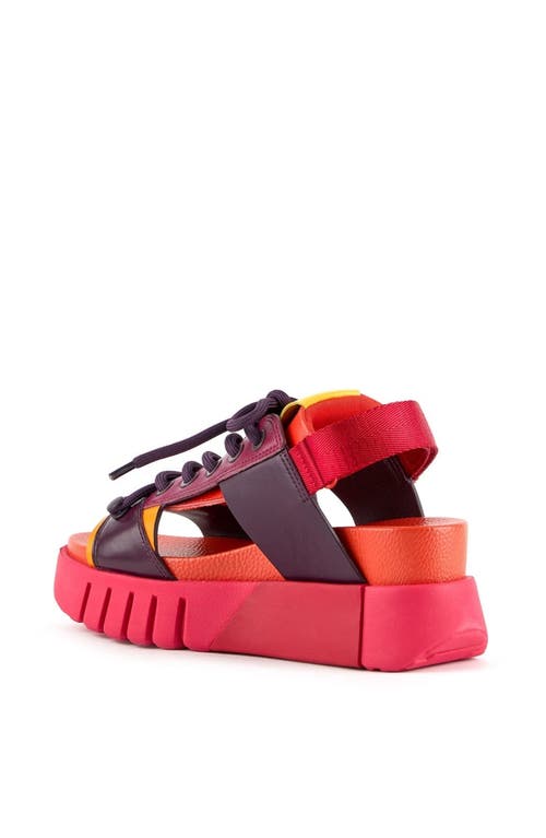 United Nude Delta Sporty Sandals In Red
