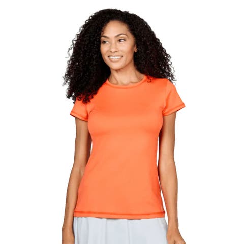 UV Colors Short Sleeve Womens Tennis Shirt