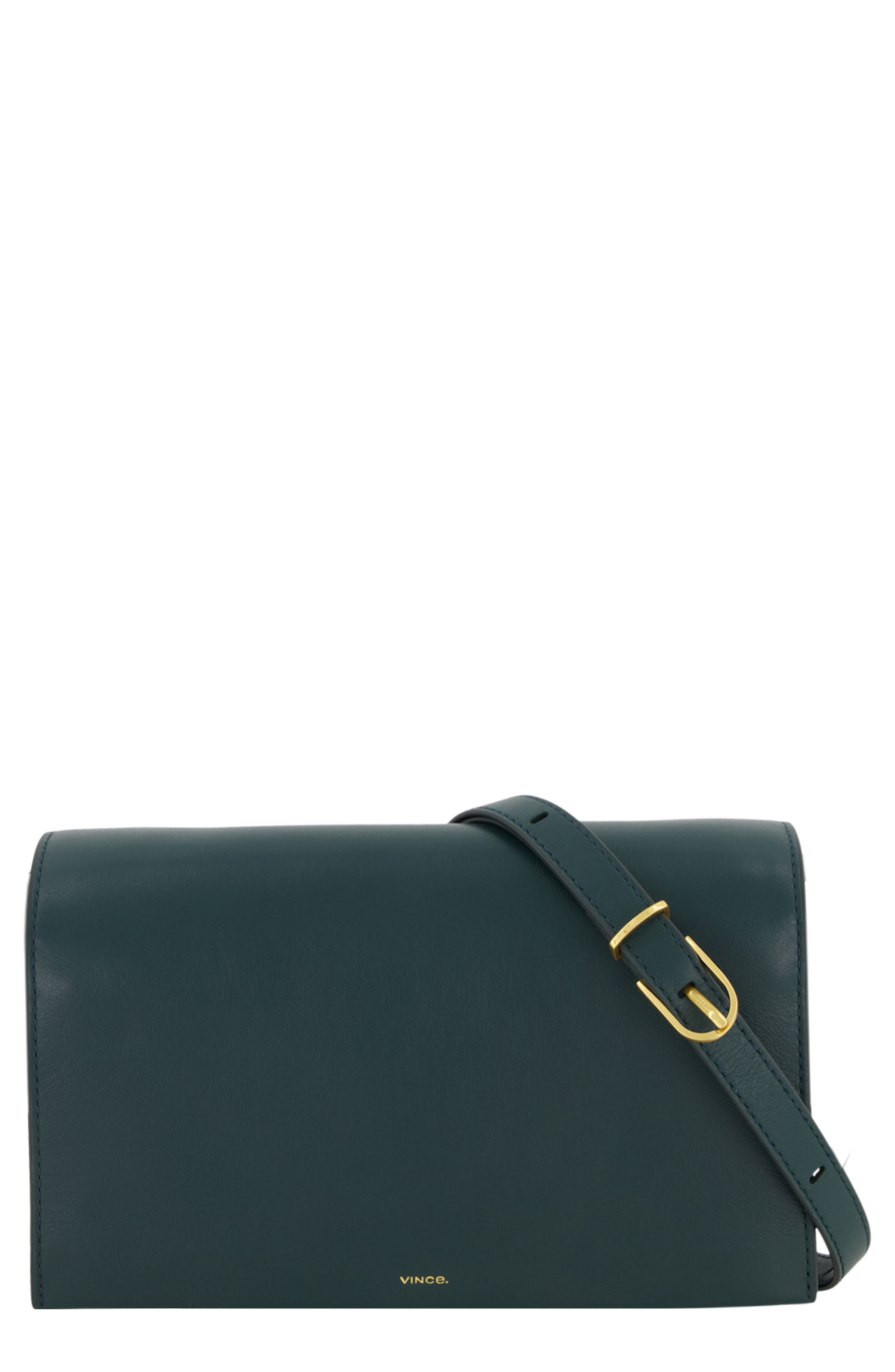 Leather Crossbody Wallet