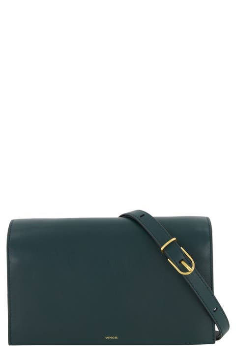 Leather Crossbody Wallet