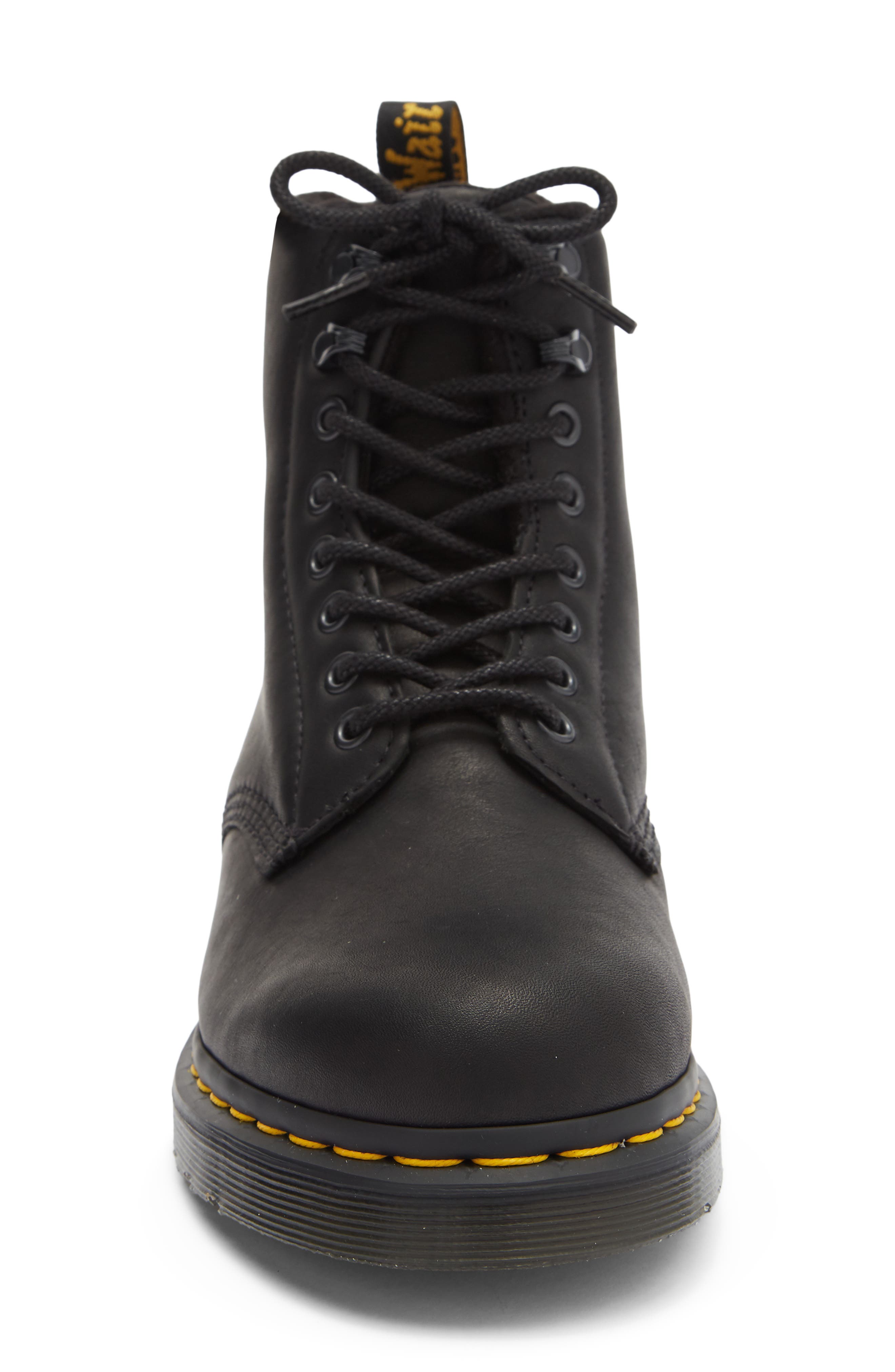 Dr. Martens 1460 Pascal Valor Boot, Alternate, color, Black