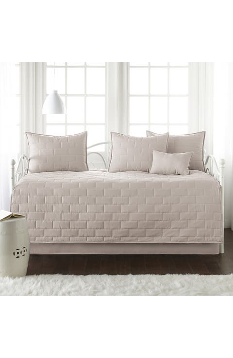 Daybed Brickyard Quilt Set