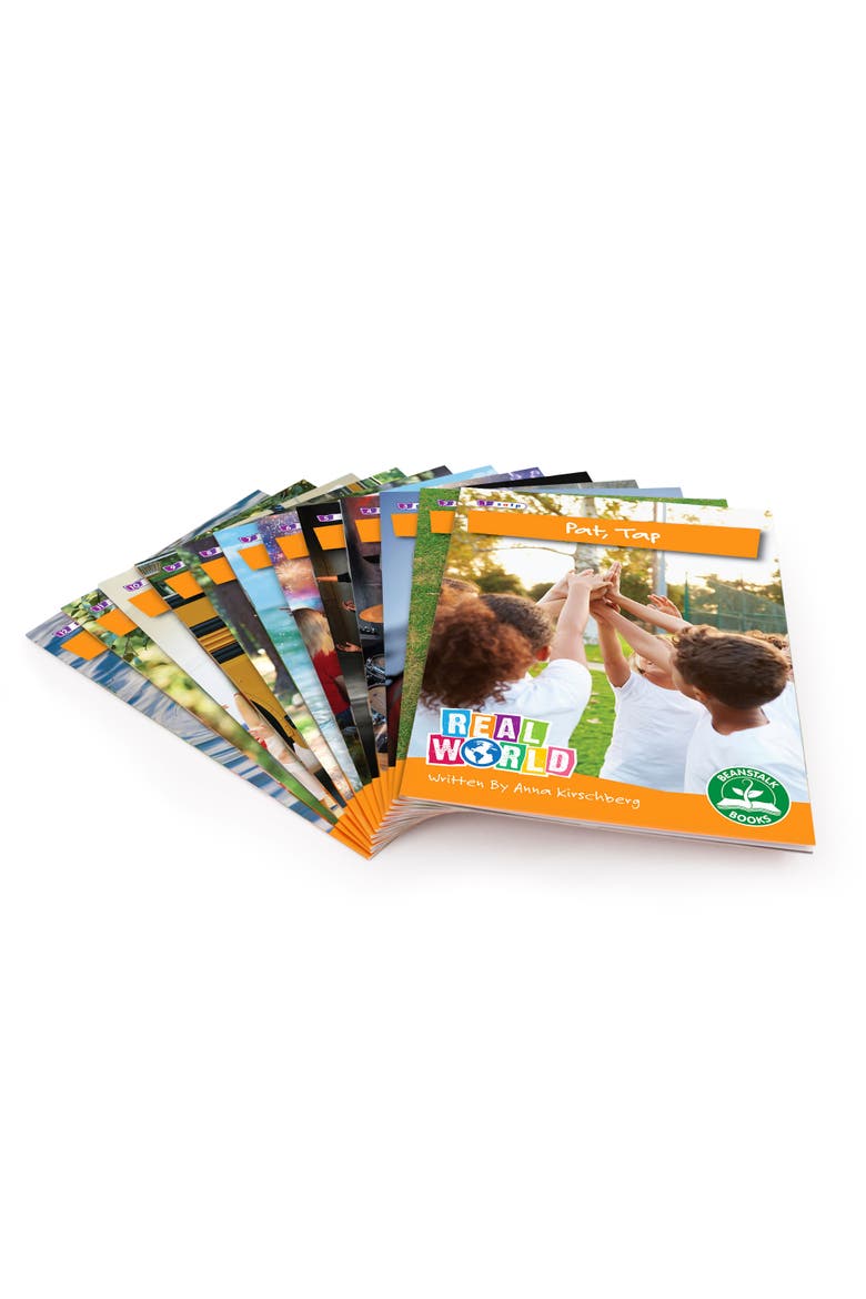 Real World Phase 2 Hilo Decodable Books, 6 Set, Alternate, color, Multicolored