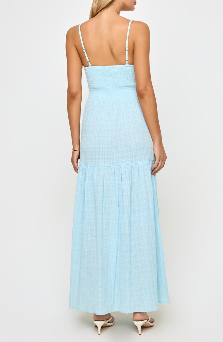 Mallorca Smocked Cover-Up Maxi Dress