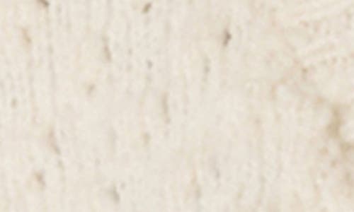 Shop Astr The Label Velvet Bow Cardigan In Off White