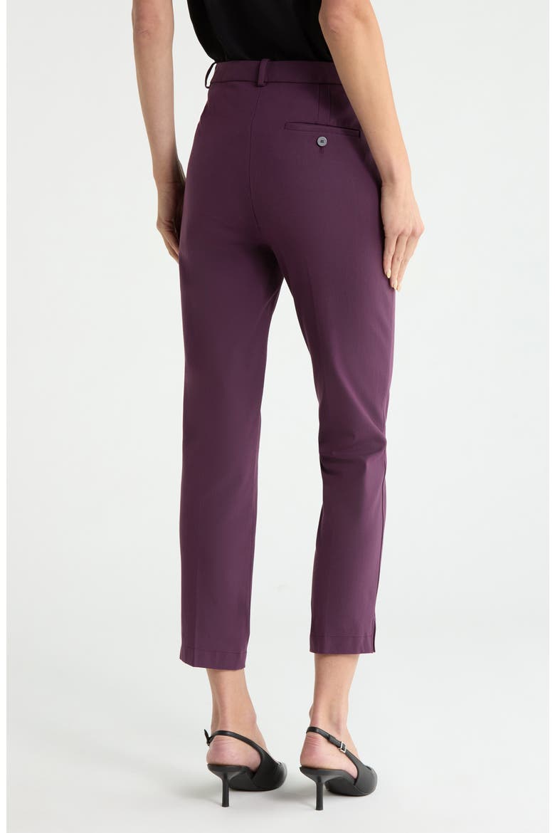 High Waist Tapered Pants, Alternate, color, BLACK IRIS