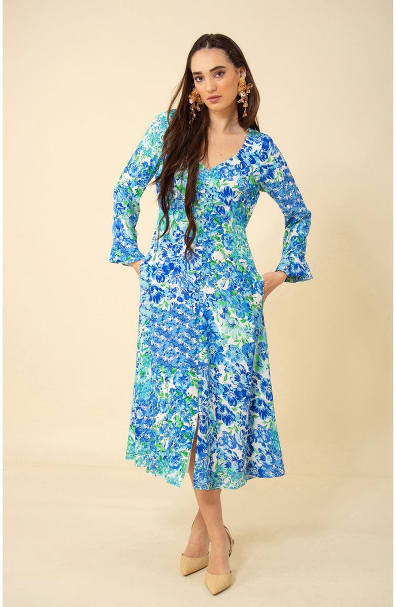 Hale Bob Rylee Midi Dress, Main, color, 