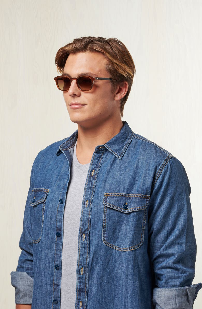 SALT. Quinn 50mm Polarized Sunglasses, Alternate, color,