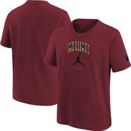 Jordan Brand Youth Jordan Brand Red Miami Heat Essential Cities T-Shirt