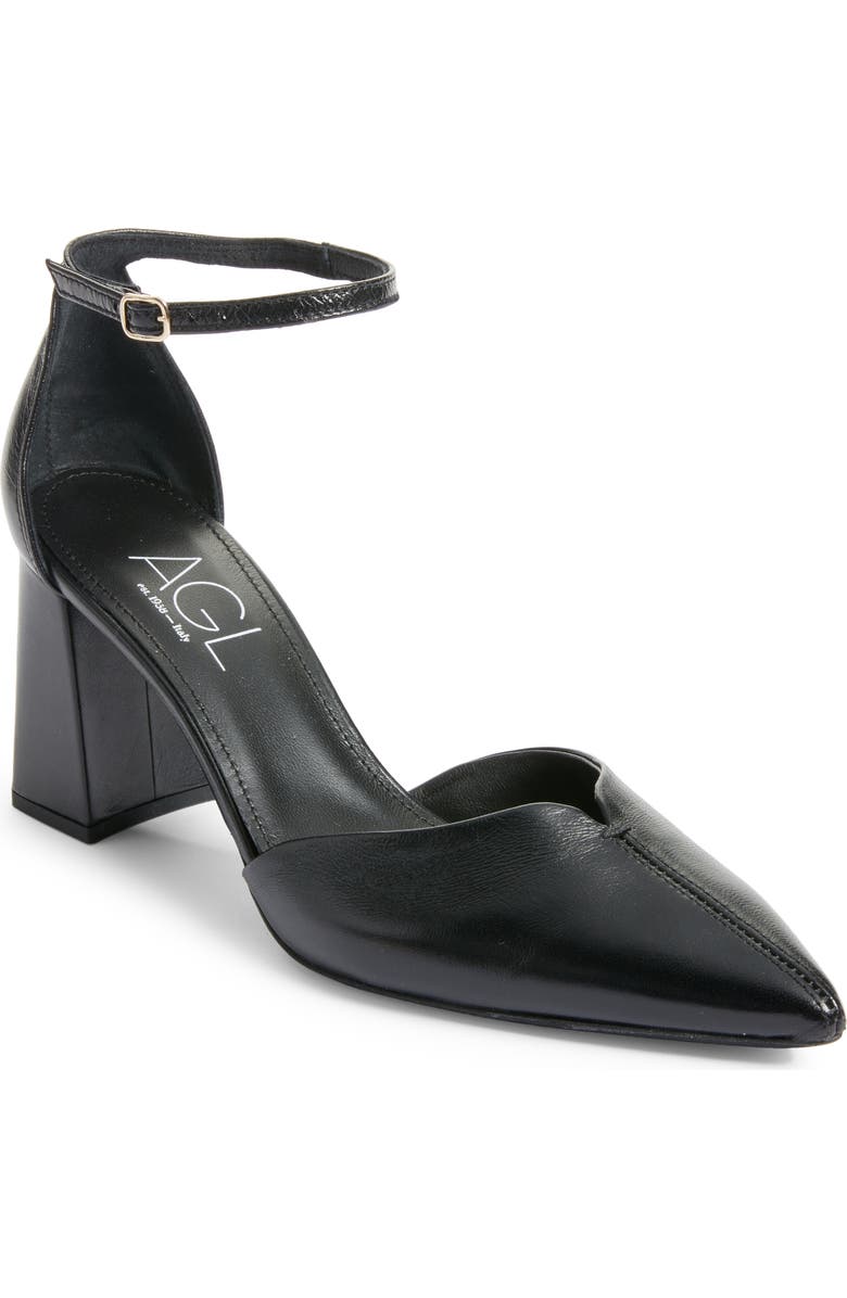 AGL Nadine d'Orsay Pointed Toe Pump, Main, color, Black