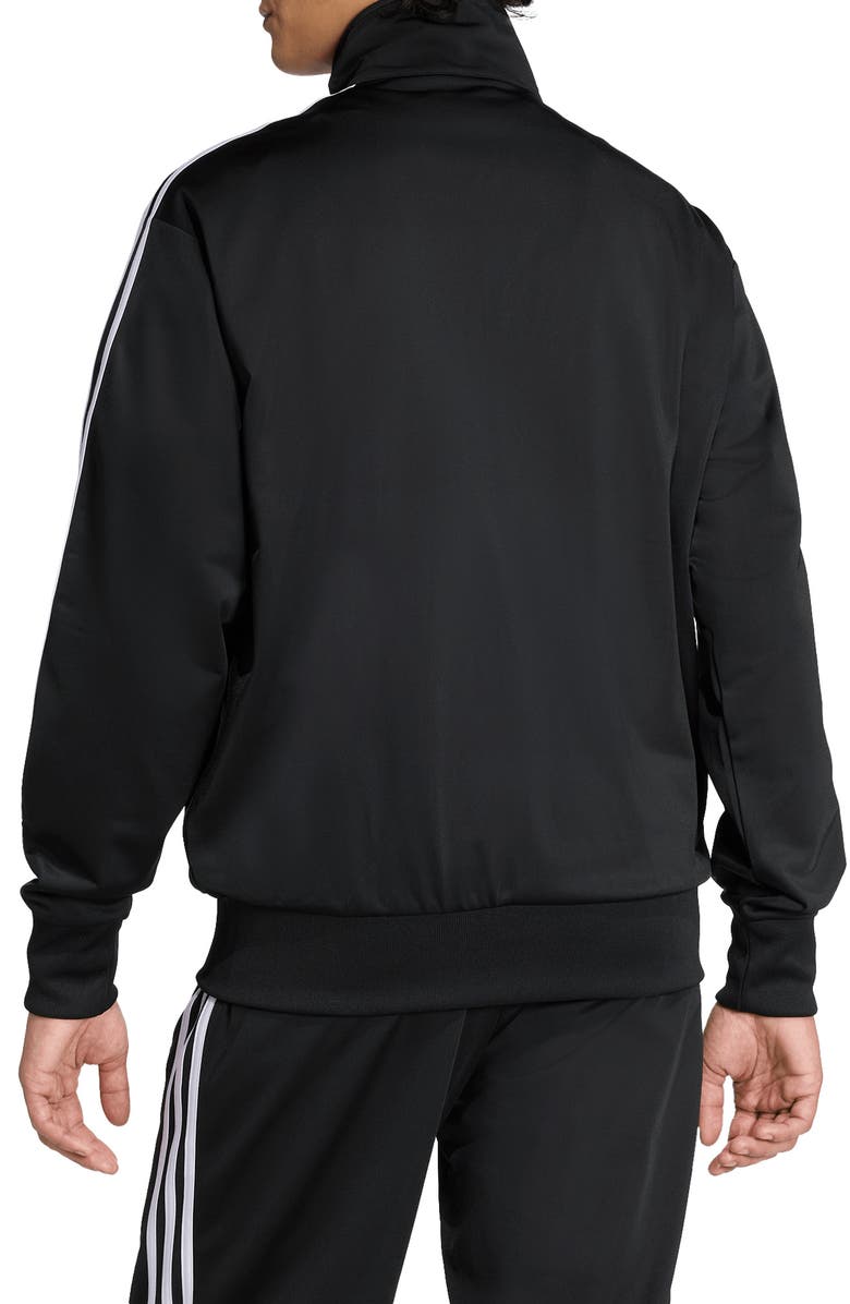adidas Firebird Recycled Polyester Track Jacket, Alternate, color, Black