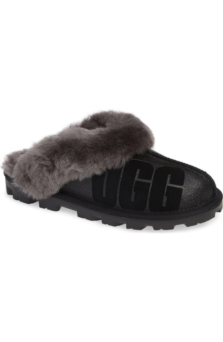 UGG<sup>®</sup> Sparkle Genuine Shearling Slipper, Main, color,