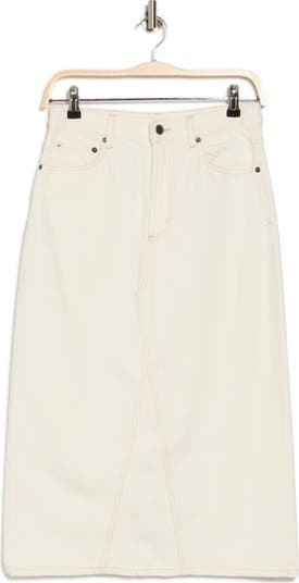 The Highland Denim Midi Skirt