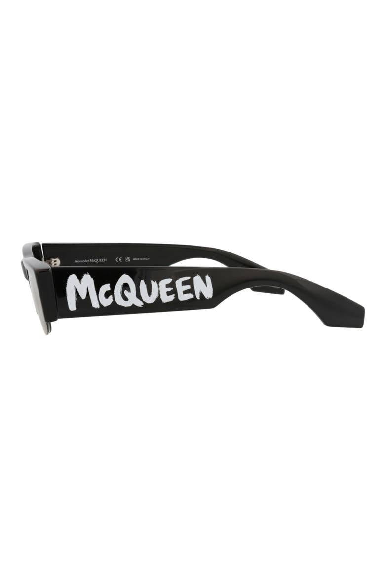 54mm Half Rim Sunglasses, Alternate, color, BLACK BLACK GREY
