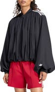 adidas Originals Satin Pleated Track Top